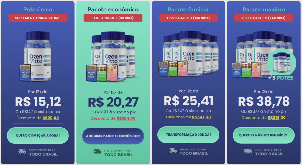 ozenvitta emagrece mesmo